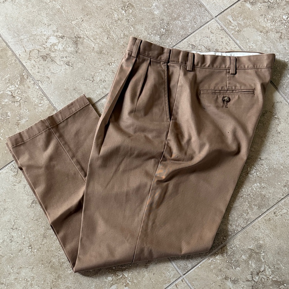 L.L. Bean Men's Tan Chinos